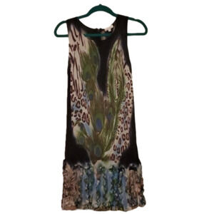 𝅺adore Peacock Dress Size Small